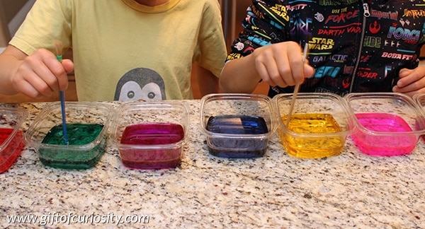 Bubbles Activities for Toddlers - Bubble Prints