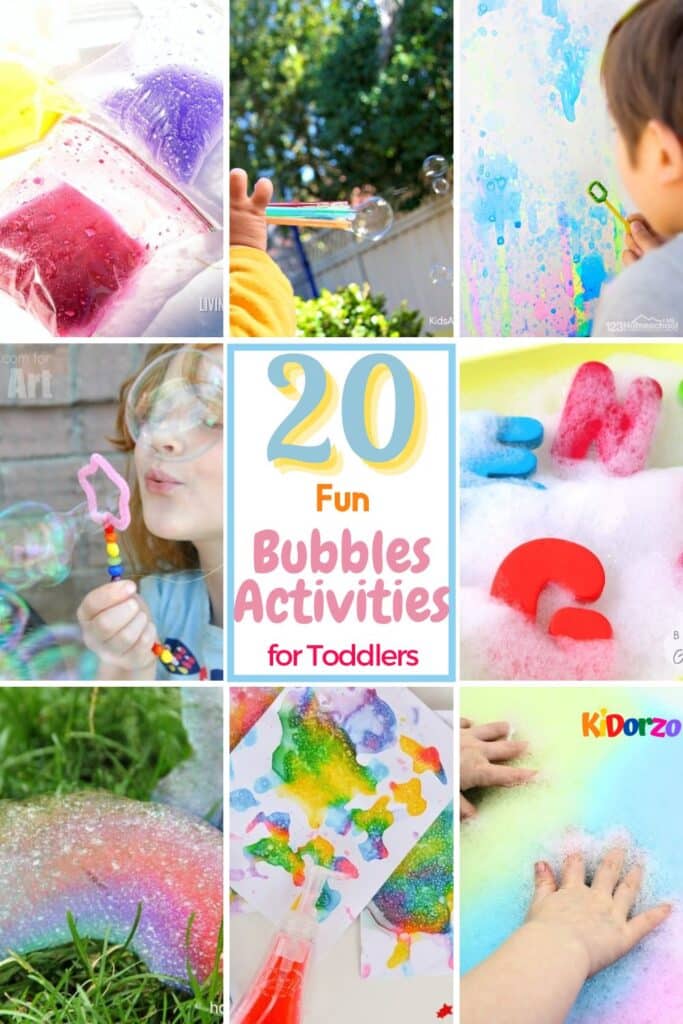 Bubbles Activities For Toddlers
