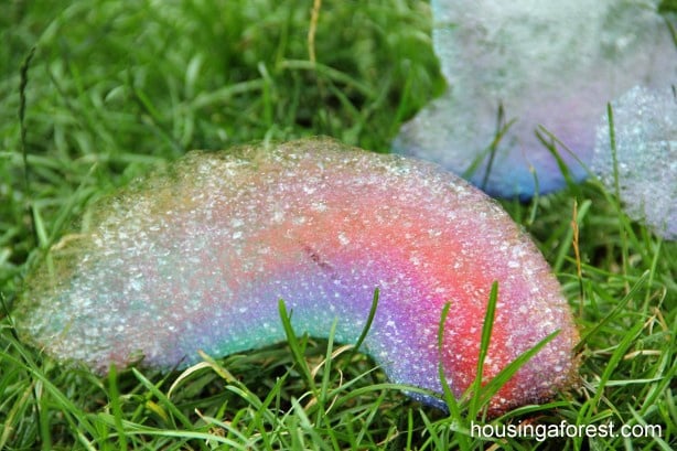 Bubbles Activities for Toddlers - Rainbow Bubble Snakes