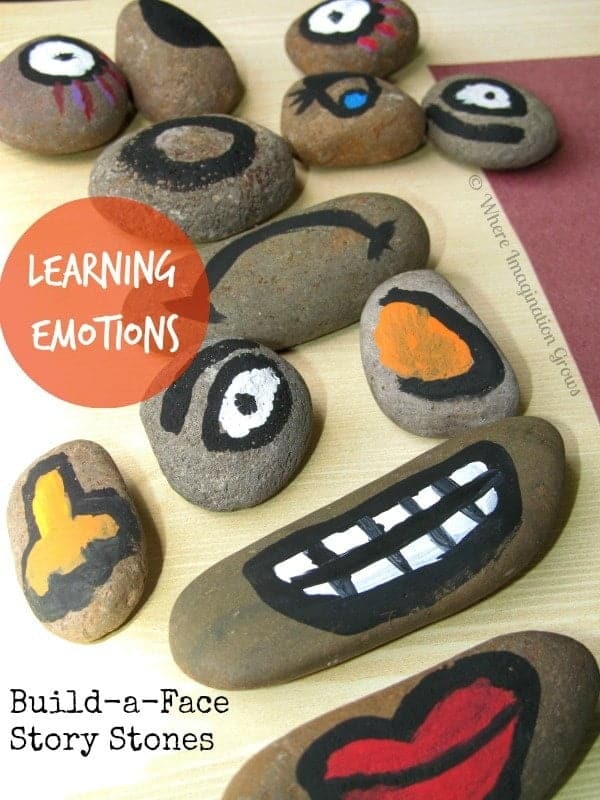 Emotion Activities for Toddlers - Story Stones