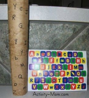 Letter Recognition Games For Preschoolers - Paper Towel Tube Letter Matching