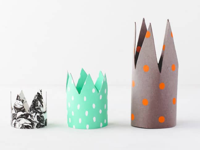 DIY Projects with Cardboard Boxes - Cardboard Crowns