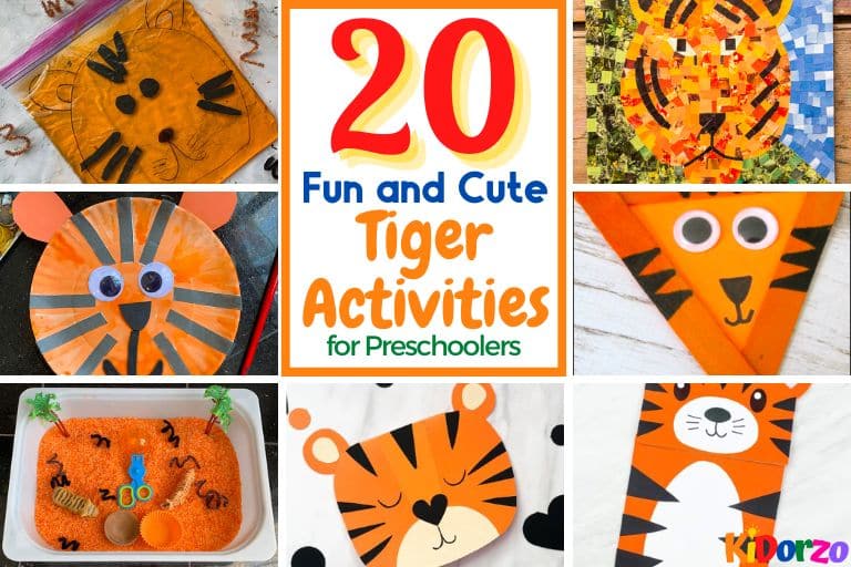 20 Fun And Cute Tiger Activities For Preschoolers