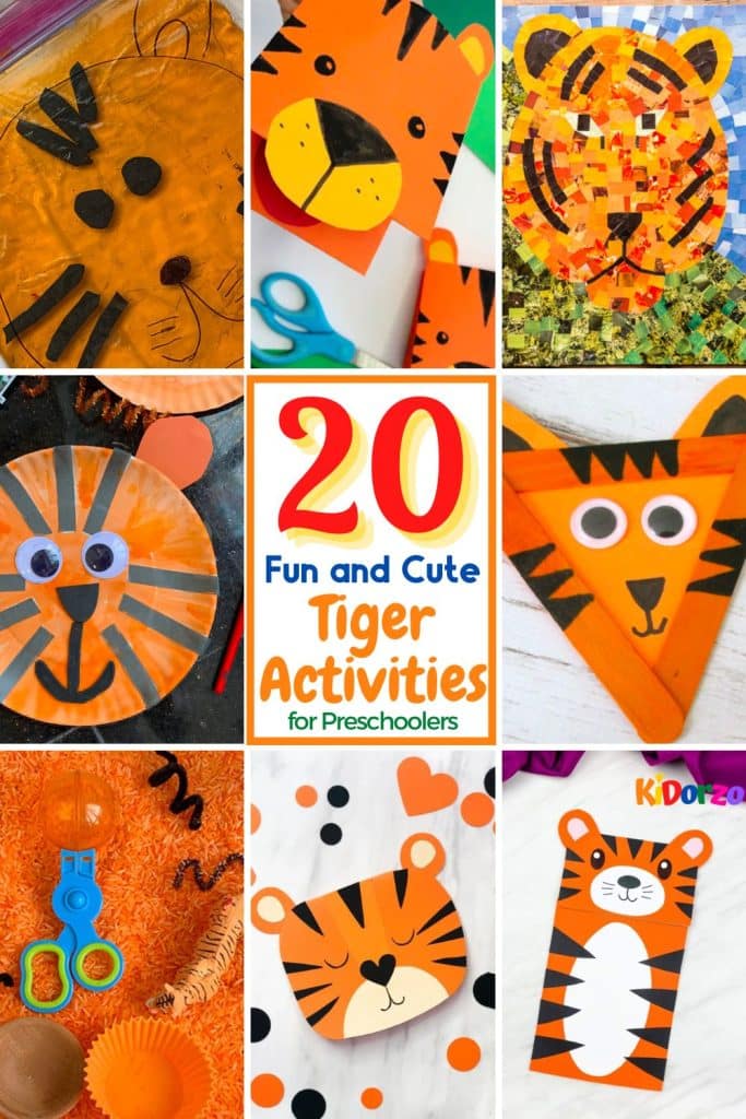 20 Fun And Cute Tiger Activities For Preschoolers