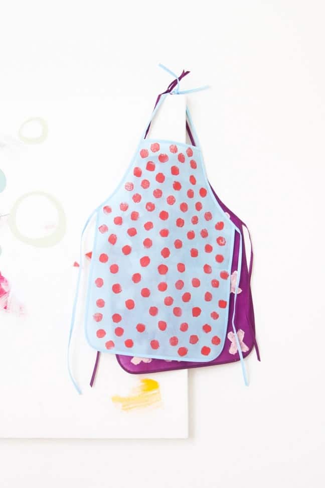 Letter A Crafts For Toddlers - Apron Painting