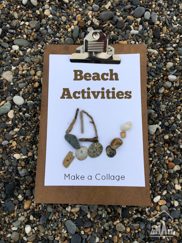 Letter B Crafts For Toddlers - B Is for Beach Collage Craft
