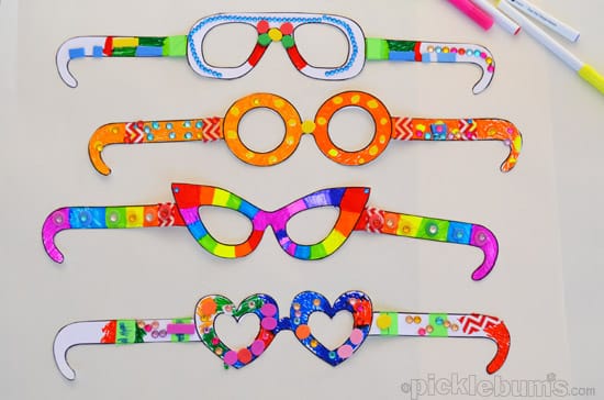 Letter-E-Crafts-For-Toddlers-Crazy-Eyeglasses