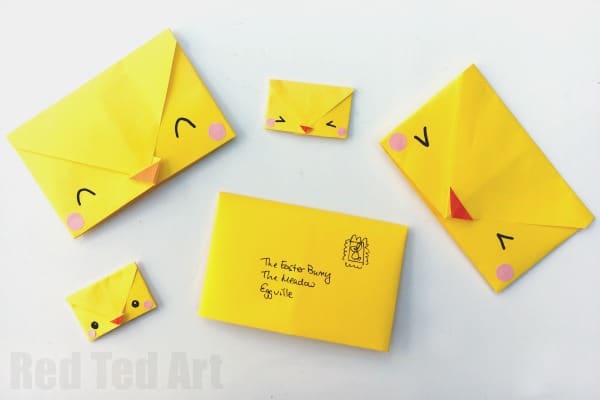 Letter-E-Crafts-For-Toddlers-Envelope-Origami-Chick