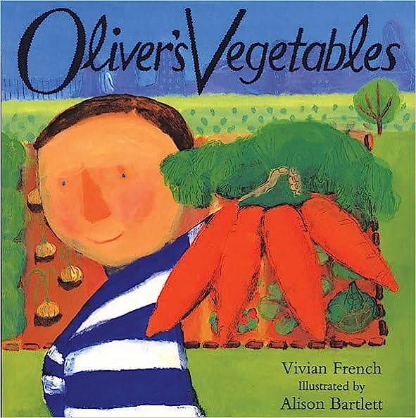 Reading Books on Fruits and Vegetables - Oliver's Vegetables