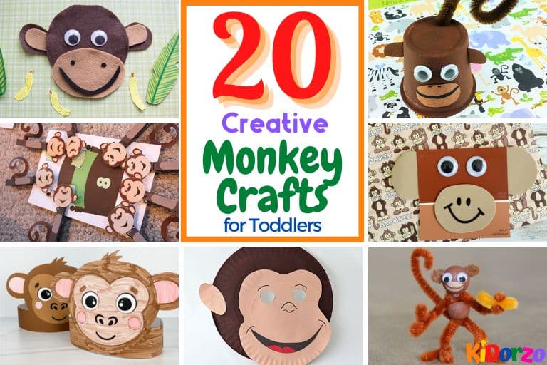 Unleash Creativity with 20 Monkey Crafts for Toddlers: A Fun Guide