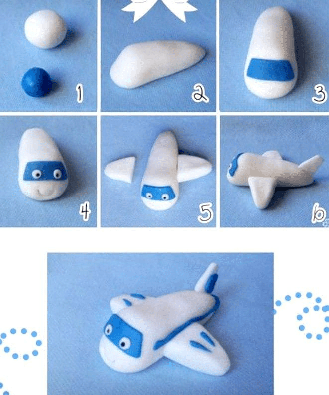 Army Crafts for Kids - Clay Airplane Craft