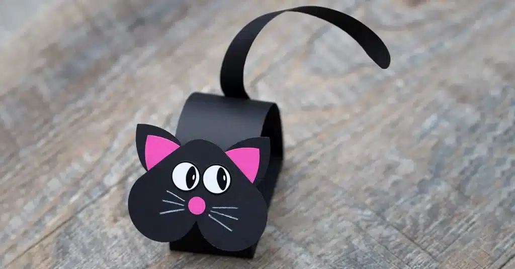 Cat Crafts For Toddlers - Fun Black Cat Craft - Halloween Cat Craft