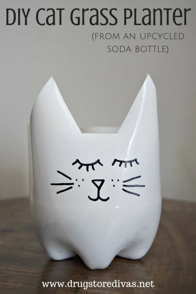 Cat Crafts for Toddlers - DIY, Easy Cat Grass Planter