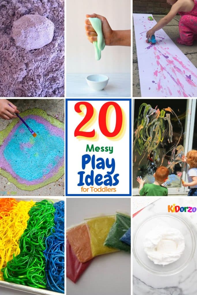 20 Messy Play Ideas For Toddlers